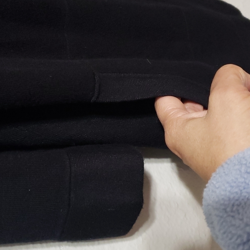 ZARA Black 3/4 Sleeve Pocketed Knit Cardigan, Size S - Picture 8 of 11